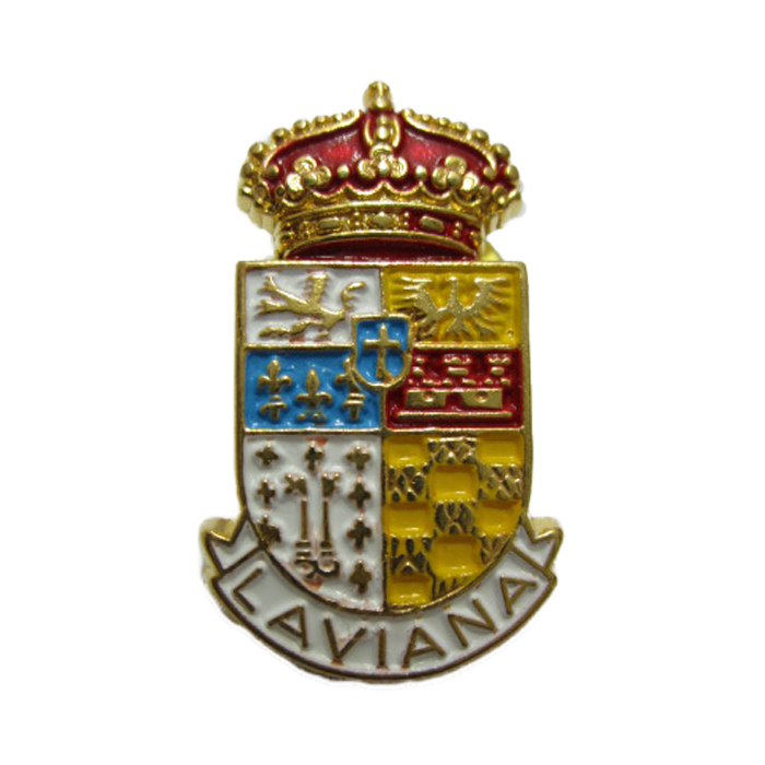 Imagen pin escudo Laviana