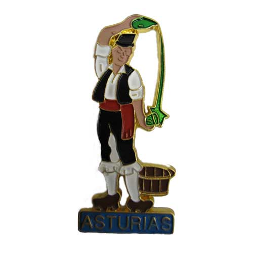 imán escanciador dorado