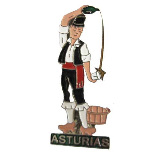 pin metal escanciador Asturias