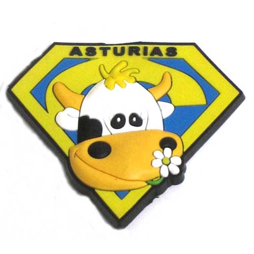 Imagen imán goma Supervaca Asturias 