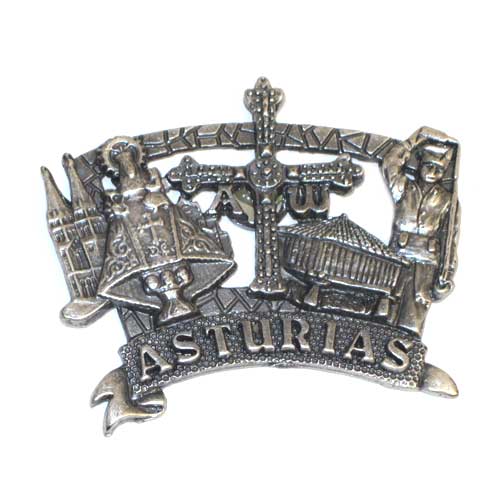 Imagen im&aacute;n metal varios motivos asturianos