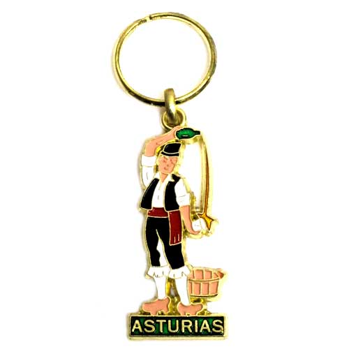 Llavero escanciador dorado
