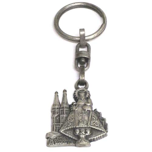 Llavero Virgen Covadonga con Basílica Llavero Virgen Covadonga con Basílica