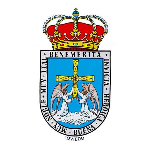 Imagen Pegatina Escudo de Oviedo