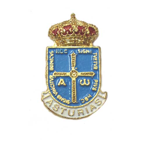 Imagen Pin esmaltado escudo Principado de Asturias