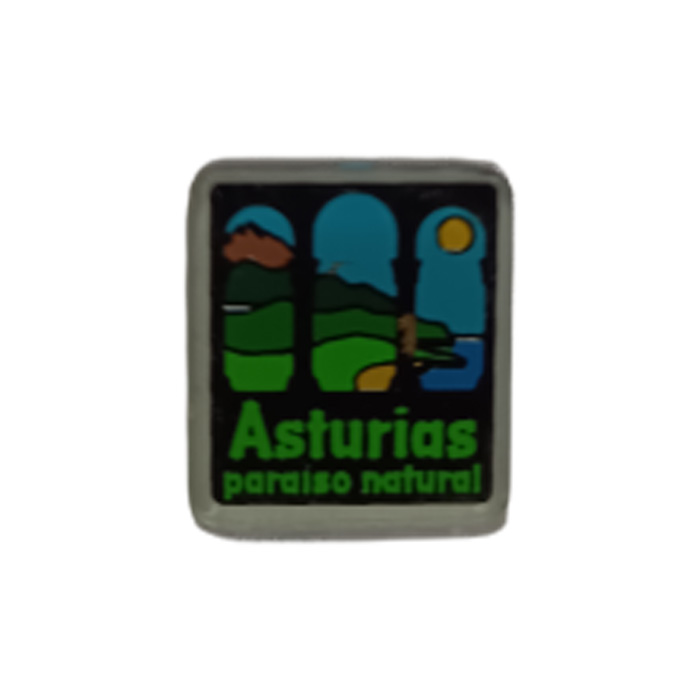 Imagen pin metal logo Asturias Paraíso Natural