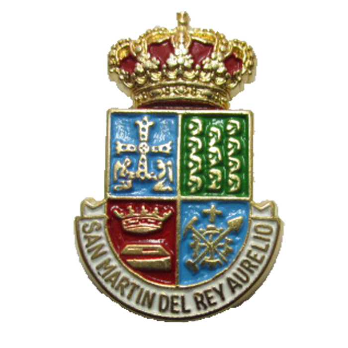Imagen pin esmaltado San Martín del Rey Aurelio