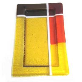Imagen bandeja multicolor cristal con esmalte grande