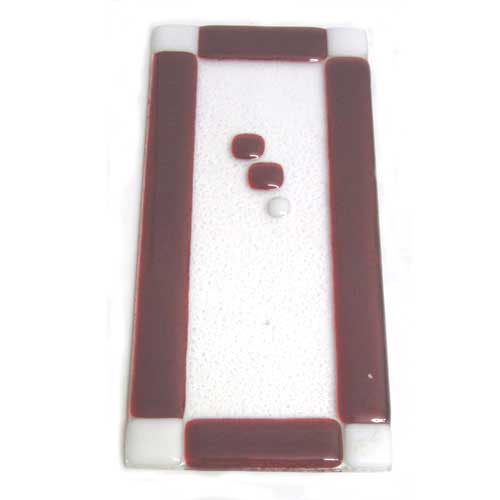 Imagen bandeja vaciabolsillos cristal artesanal decorados modelo 1