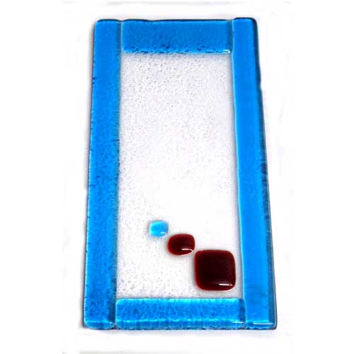 Imagen bandeja vaciabolsillos cristal artesanal decorados modelo 3