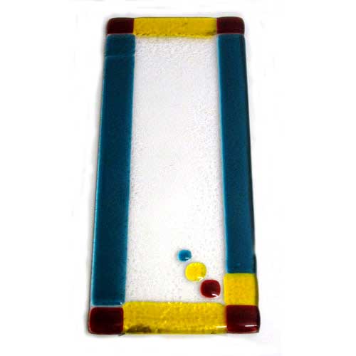Imagen bandeja vaciabolsillos cristal artesanal decorados modelo 2