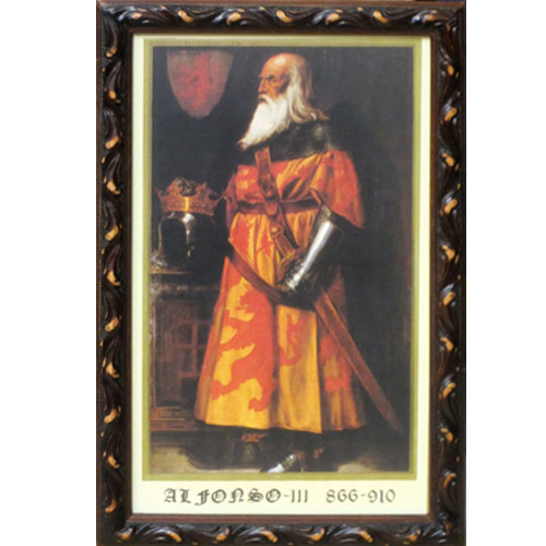 Imagen cuadro Rey asturiano Alfonso III