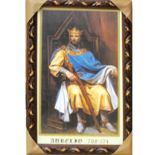 Imagen cuadro Rey asturiano Aurelio