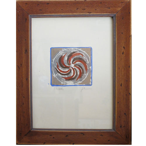 Imagen cuadro Acuarela Espiral motivo celta