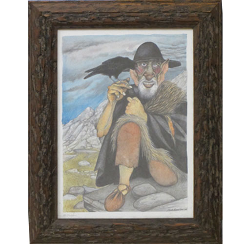 Imagen cuadro personajes mitología asturiana Nuberu