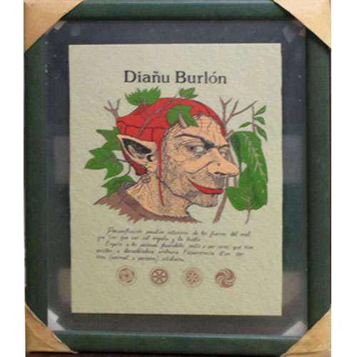 Imagen cuadro Mitologia diañu ( lamina fieltro )