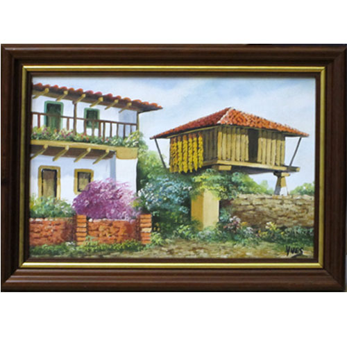 Imagen cuadro oleo originales Yves paisajes asturianos