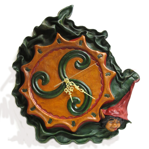 Imagen reloj cuero trisquel con trasgu