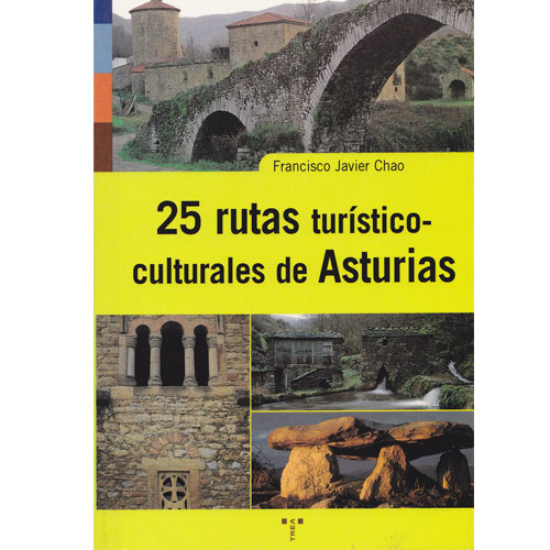 Imagen libro guía 25 rutas turistico culturales de asturias 