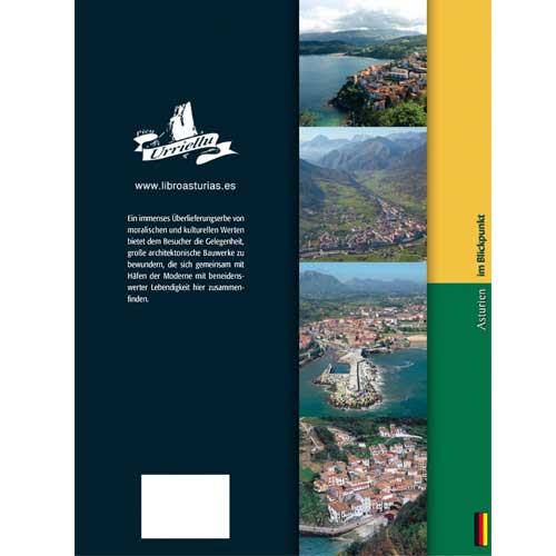 Imagen libro Asturias en la mirada Alemán parte trasera