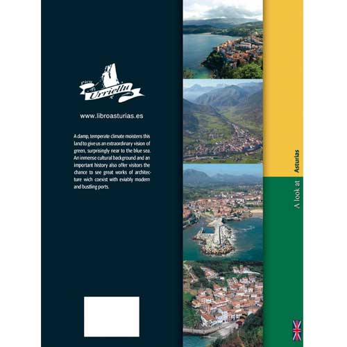 Imagen libro Asturias en la mirada Ingl&eacute;s parte trasera