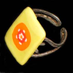 Anillo pasta fimo Asturias