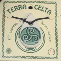 imagen colgante cerámica celta Asturias