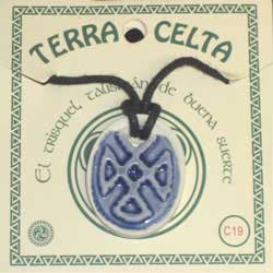 imagen colgante cerámica celta Asturias