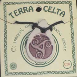 imagen colgante cerámica celta Asturias