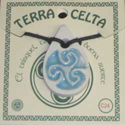 imagen colgante cerámica celta Asturias