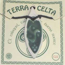 imagen colgante cerámica celta Asturias