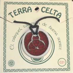 imagen colgante cerámica celta Asturias