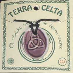 imagen colgante cerámica celta Asturias