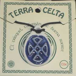 imagen colgante cerámica celta Asturias