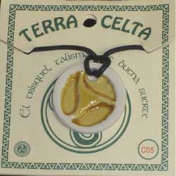 imagen colgante cerámica celta Asturias