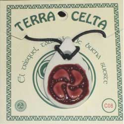 imagen colgante cerámica celta Asturias
