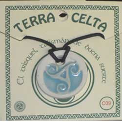 imagen colgante cerámica celta Asturias