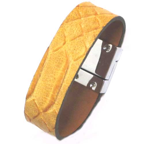 pulsera cuero cierre imán Asturias