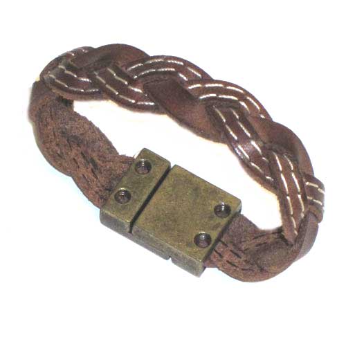pulsera cuero cierre imán Asturias