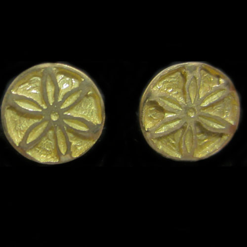 Imagen pendientes flor galana pequeño oro