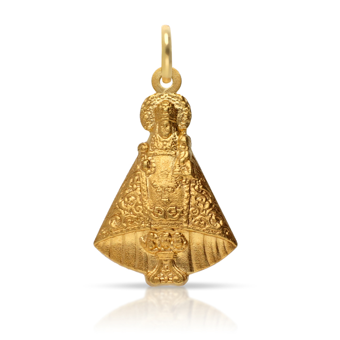 Imagen Virgen Covadonga Silueta oro