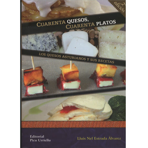 Imagen libro receta Cuarenta quesos, cuarenta platos