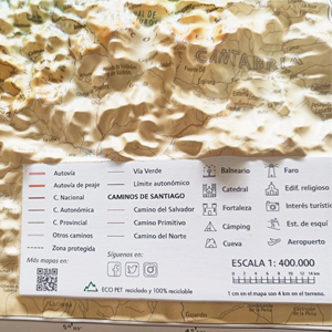 Imagen mapa relieve Asturias mediano