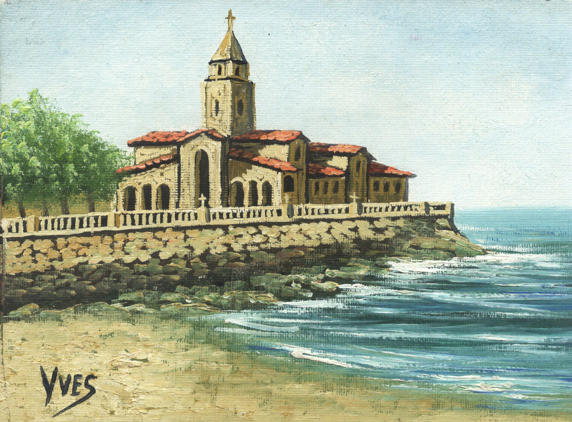 Imagen oleo original Yves Iglesia de San Pedro