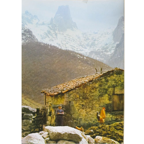 Imagen fotoposter 45 x 31 Picu Urriellu desde Padebano