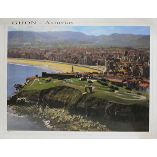 Imagen póster Playa San Lorenzo en Gijón