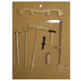 Imagen cuadro utensilios del campo Asturias Imagen cuadro utensilios del campo Asturias
