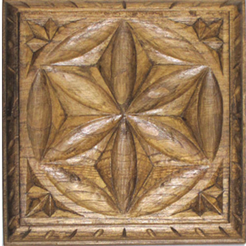 Imagen talla madera flor galana