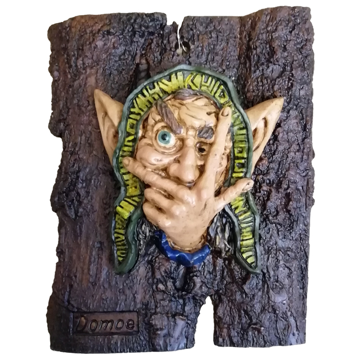Imagen corteza personaje mitología Domoe 
