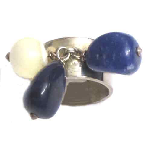 Imagen anillos plata y piedras naturales 
